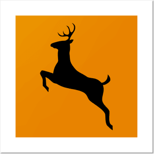 Deer Crossing Posters and Art